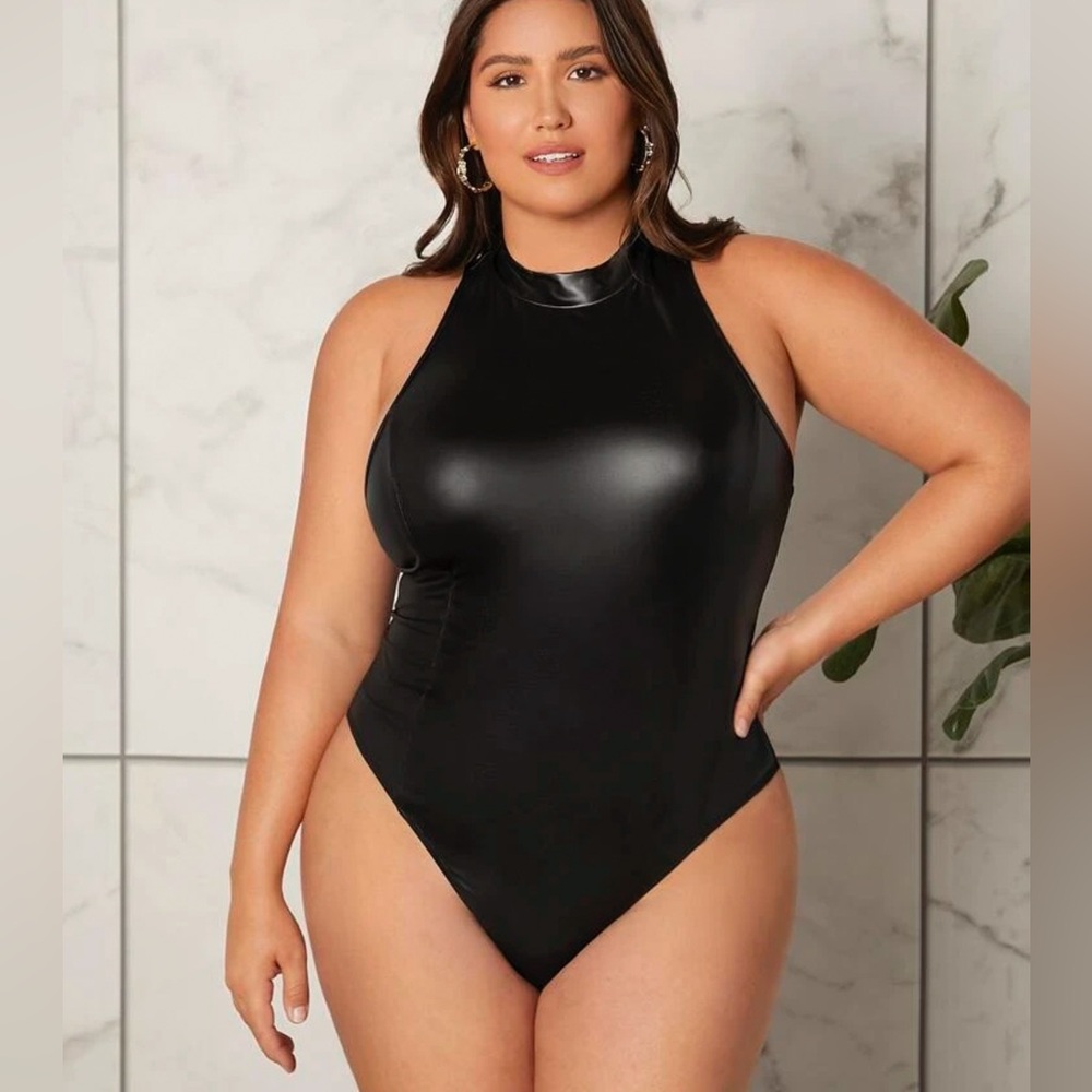 Pleather Bodysuit